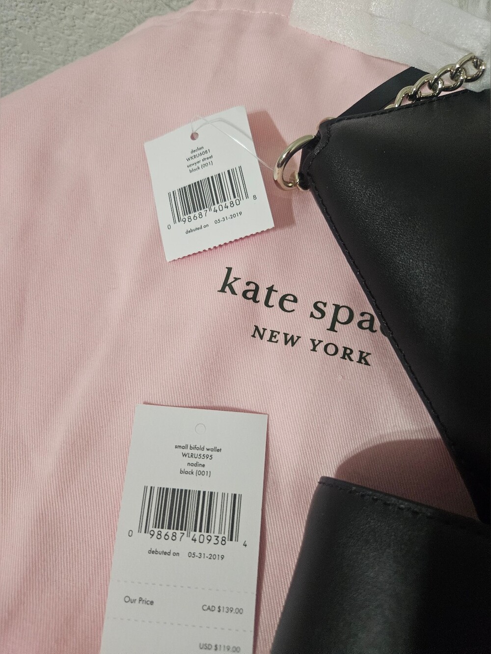 Kare Spade Sawyer Street Declan Crossbody Bag And Small Bifold Nadine Wallet NWT - Picture 10 of 11